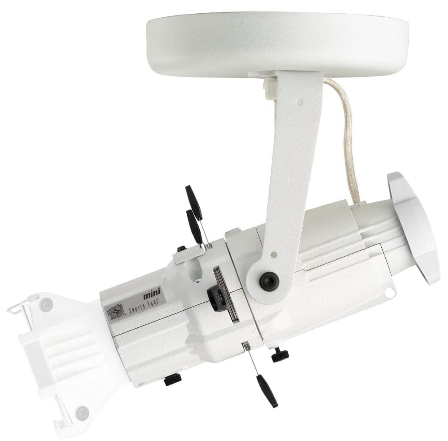 ETC Source Four Mini LED 4000 K (80+ CRI) Fixture Body with Shutter Barrel, Canopy - White - PSSL ProSound and Stage Lighting