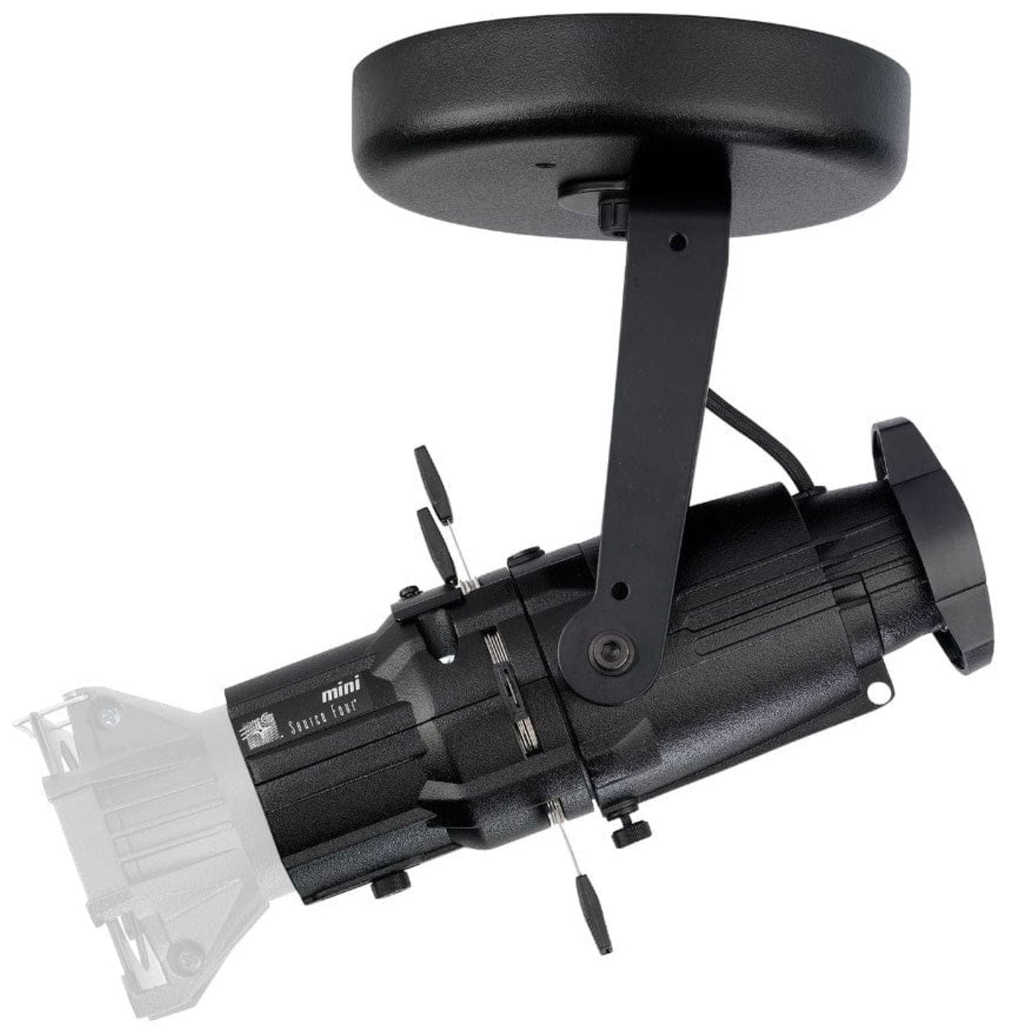 ETC Source Four Mini LED 5000 K (80+ CRI) Fixture Body with Shutter Barrel, Canopy - Black - PSSL ProSound and Stage Lighting