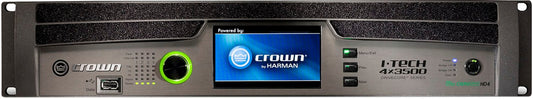 Crown IT4X3500HDB 4 Channel 4000 Watt 4 Ohm Power Amplifier - Binding Post Version - PSSL ProSound and Stage Lighting