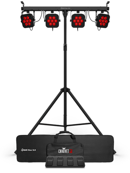 Chauvet DJ 4BAR Hex ILS RGBAW+UV Lighting System - PSSL ProSound and Stage Lighting