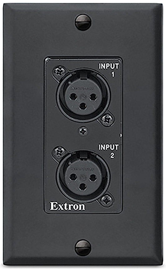 Extron 60-1517-02 2-In 2-Out Dante Audio Interface - Decorator - Black - PSSL ProSound and Stage Lighting