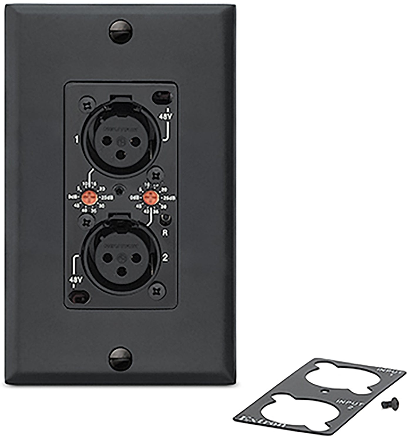 Extron 60-1517-02 2-In 2-Out Dante Audio Interface - Decorator - Black - PSSL ProSound and Stage Lighting