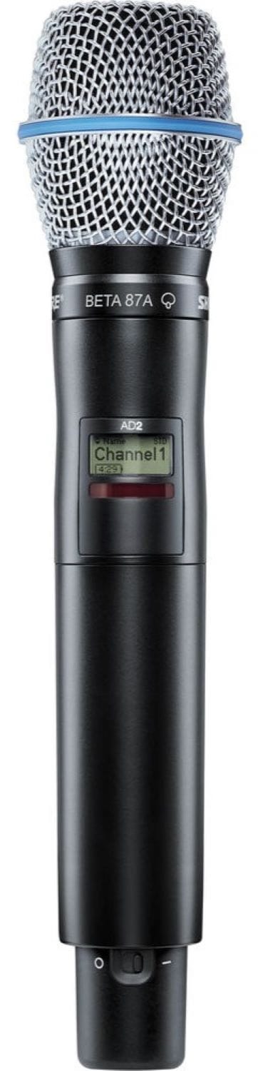 Shure Axient AD2/B87A Handheld Wireless Microphone Transmitter, G57 Band - PSSL ProSound and Stage Lighting