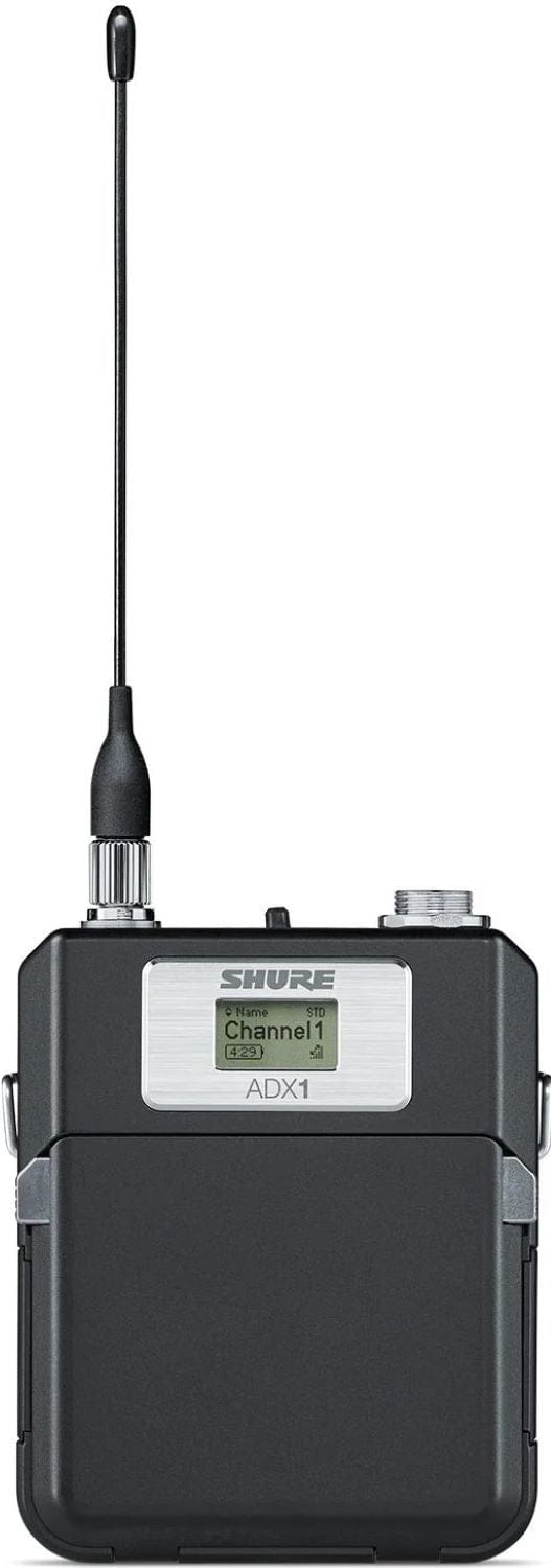 Shure Axient ADX1 Bodypack Transmitter, K54 Band - PSSL ProSound and Stage Lighting