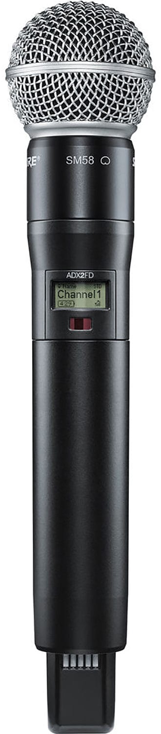 Shure Axient ADX2FD/SM58 Handheld Wireless Microphone Transmitter, X55 Band - PSSL ProSound and Stage Lighting