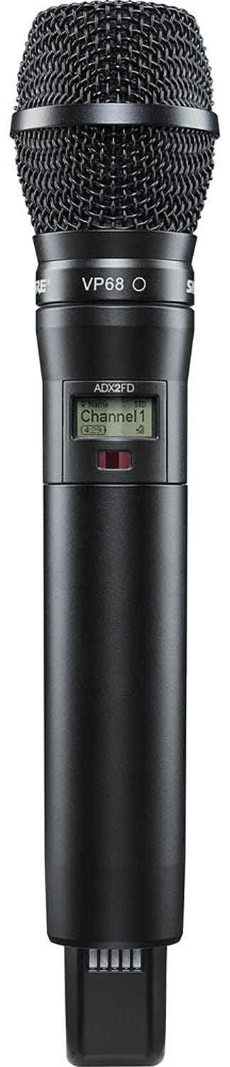 Shure Axient ADX2FD/VP68 Handheld Wireless Microphone Transmitter, G57 Band - PSSL ProSound and Stage Lighting