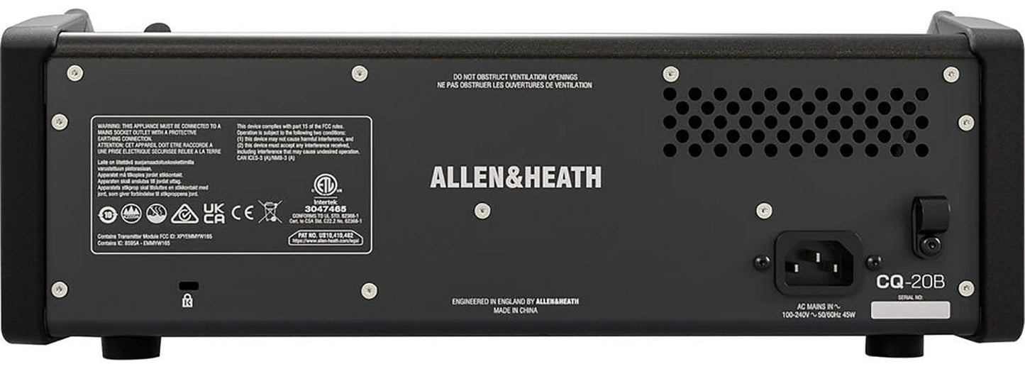 Allen & Heath CQ-20B Compact Digital Mixer - PSSL ProSound and Stage Lighting