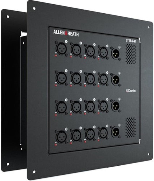 Allen & Heath AH-DT164-W 16 Input x 4 Output Dante Audio Expander Wall Box - 48kHz / 96kHz - PSSL ProSound and Stage Lighting