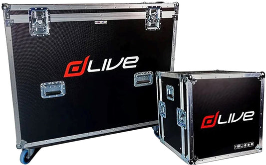 Allen & Heath AH-FC-DL-S5-GOMC dLive S5000 Flight Case with Doghouse - PSSL ProSound and Stage Lighting