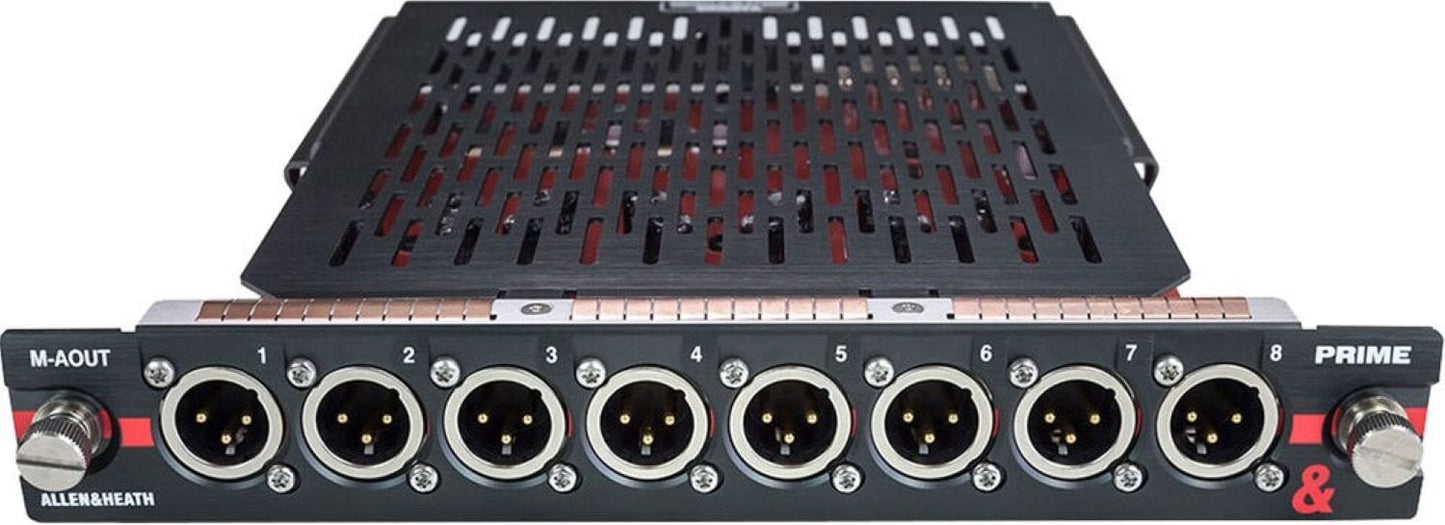 Allen & Heath AH-M-DX32-PRIME-OUT-A DX32 PRIME Mic/Line Output Module - 8 XLR Inputs - 32-bit - PSSL ProSound and Stage Lighting