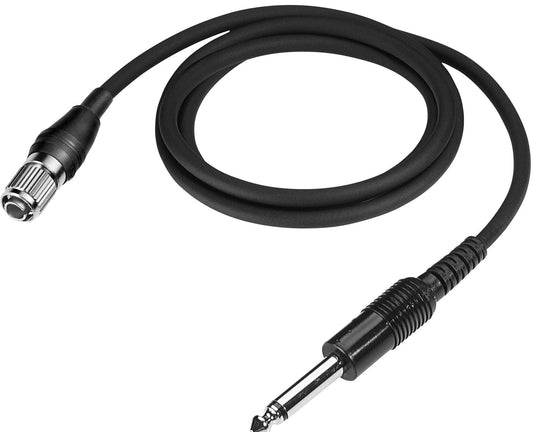 Audio-Technica AT-GCH Hi-Z 1/4" Instrument Cable for cH-Style Body-Pack - PSSL ProSound and Stage Lighting