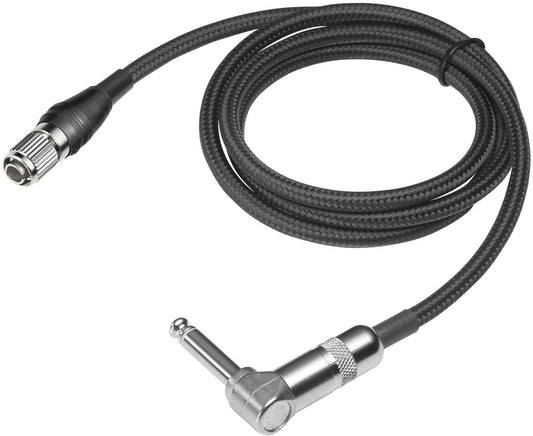 Audio-Technica AT-GRCH-PRO Professional 1/4" TS Cable with Angle Connector for cH-Style Body-Pack - PSSL ProSound and Stage Lighting
