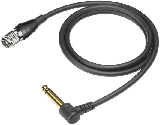 Audio-Technica AT-GRCH Hi-Z 1/4" Instrument Cable with 90-Degree Connector for cH-Style Body-Pack - PSSL ProSound and Stage Lighting