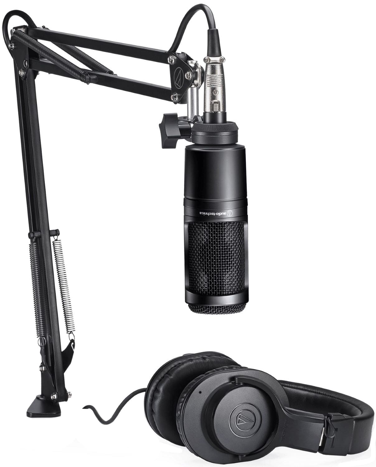 Audio-Technica AT2020USB-X Cardioid Condenser USB Microphone with Desk Stand / Pop-Filter - PSSL ProSound and Stage Lighting