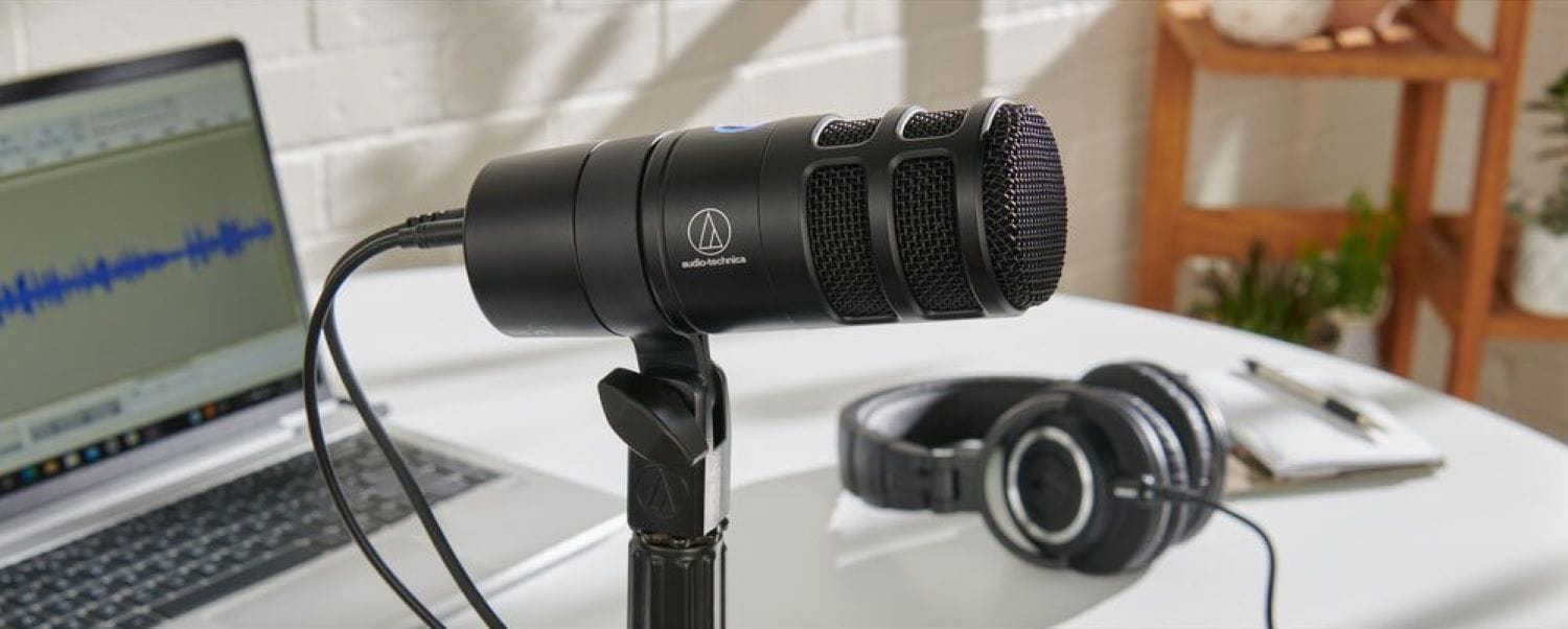 Audio-Technica AT2040USB USB Dynamic Microphone for Content Creation - PSSL ProSound and Stage Lighting