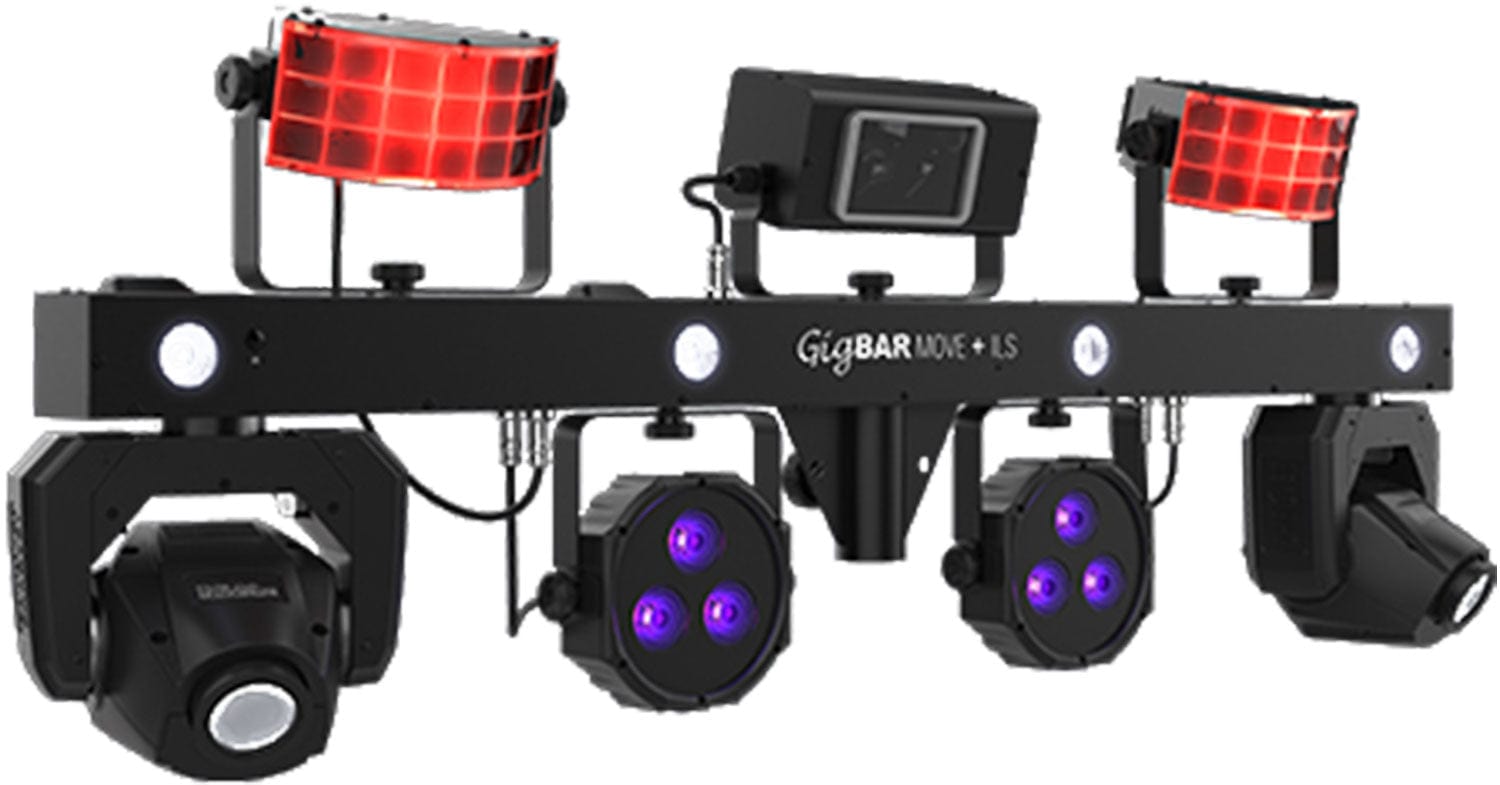Chauvet DJ GigBAR MOVE+ ILS 5-in-1 Lighting System - PSSL ProSound and Stage Lighting