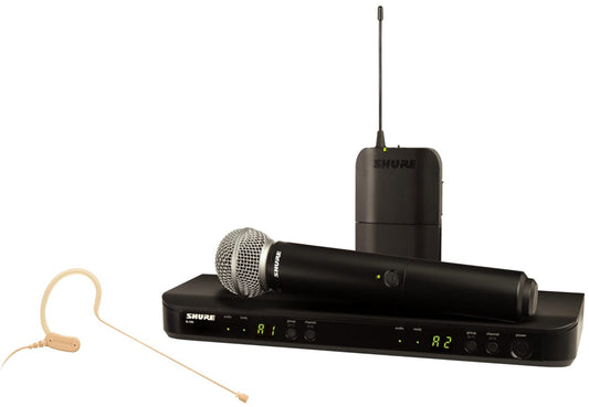 Shure BLX1288 Wireless Combo System w/ SM58 Handheld and MX153 Earset, H10 Band - PSSL ProSound and Stage Lighting