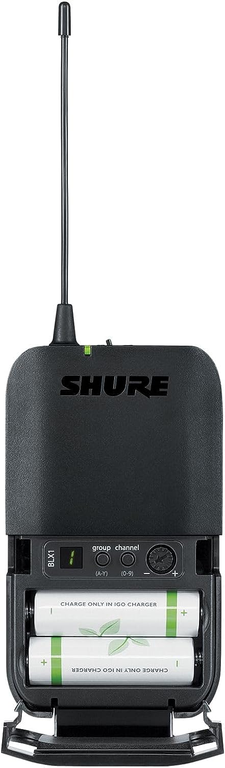 Shure BLX14 Wireless Fitness Headset System w/ SM31FH Headset Microphone, J11 Band - PSSL ProSound and Stage Lighting