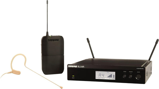 Shure BLX14R Wireless Rack-mount Presenter System w/ MX153 Earset Microphone, J11 Band - PSSL ProSound and Stage Lighting