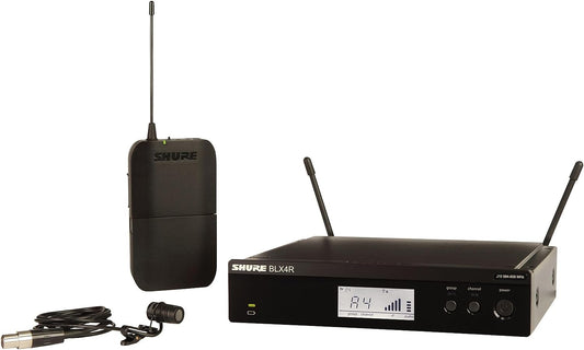 Shure BLX14R Wireless Rack-mount Presenter System w/ WL185 Lavalier Microphone, J11 Band -PSSL ProSound and Stage Lighting
