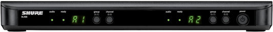 Shure BLX88 Dual Wireless Receiver for BLX Wireless System, H10 Band - PSSL ProSound and Stage Lighting