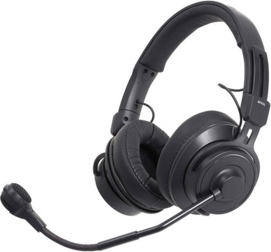 Audio-Technica BPHS2 Broadcast Stereo Headset with Hypercardioid Dynamic Boom Microphone - PSSL ProSound and Stage Lighting