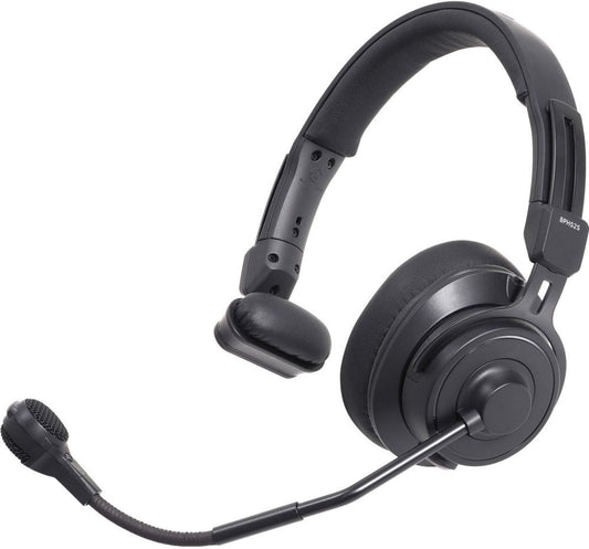 Audio-Technica BPHS2S-UT Single-Ear Broadcast Headset with Hypercardioid Dynamic Mic - Unterminated - PSSL ProSound and Stage Lighting