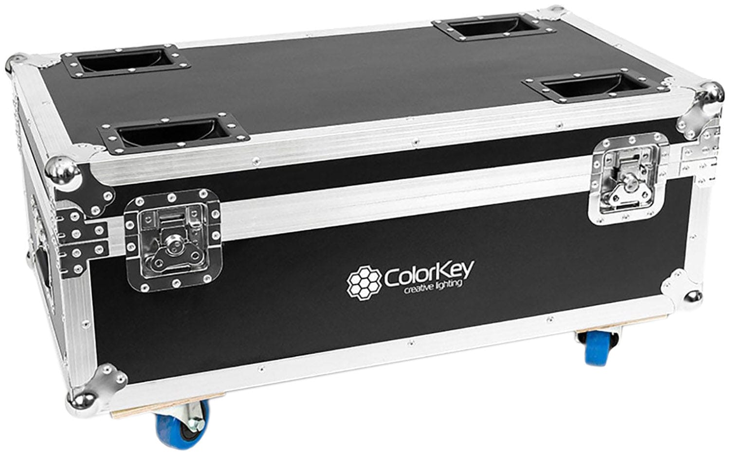 ColorKey CKU-9078 8-Piece Charging Road Case with Casters for AirPar HEX 4 - PSSL ProSound and Stage Lighting