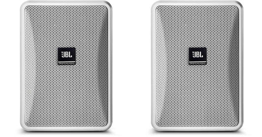 JBL CONTROL 23-1-WH Surface-Mount Speaker Pair - White - PSSL ProSound and Stage Lighting