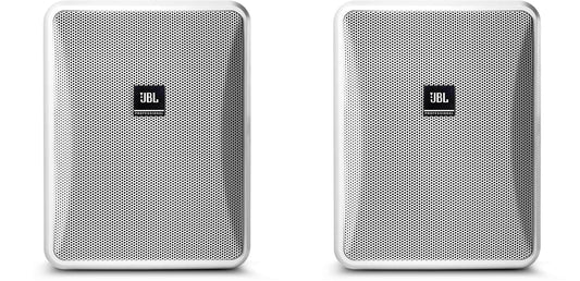 JBL CONTROL 25-1L-WH Surface-Mount Speaker Pair - White - PSSL ProSound and Stage Lighting