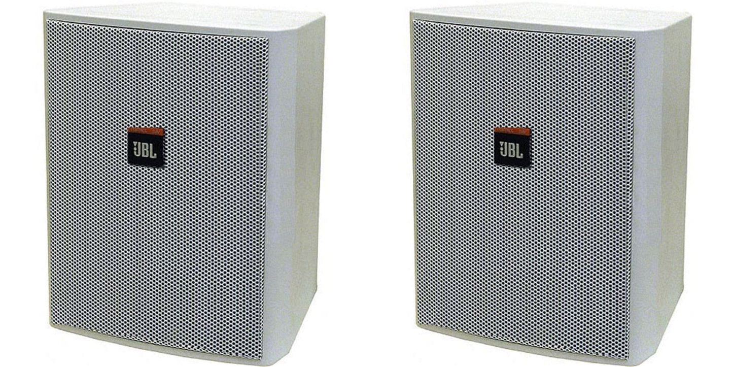 JBL CONTROL-25AV-WH 5.25-Inch 2-Way Speaker Pair - White - PSSL ProSound and Stage Lighting