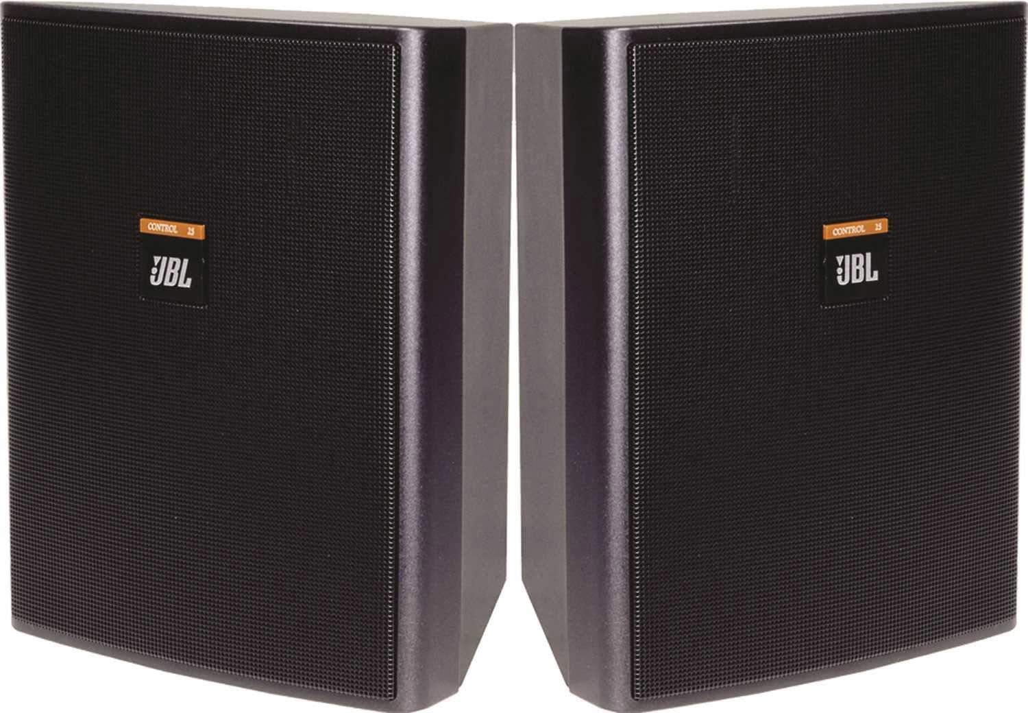 JBL CONTROL 25AV LS Outdoor Rated 6-Inch Speaker Pair - PSSL ProSound and Stage Lighting
