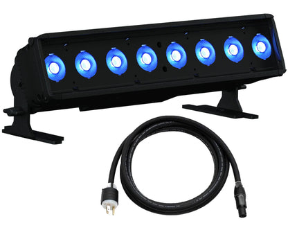 ETC CSLINEAR1DB ColorSource Linear 1 Deep Blue, XLR w/ Edison Plug, Black - PSSL ProSound and Stage Lighting