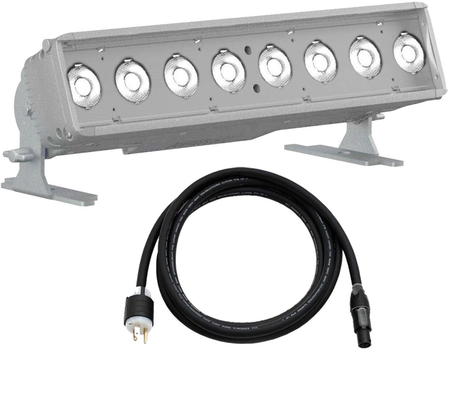 ETC CSLINEARPRL1-5 ColorSource Linear 1 Pearl with 5-Pin DMX/XLR and Edison Plug - Silver - PSSL ProSound and Stage Lighting