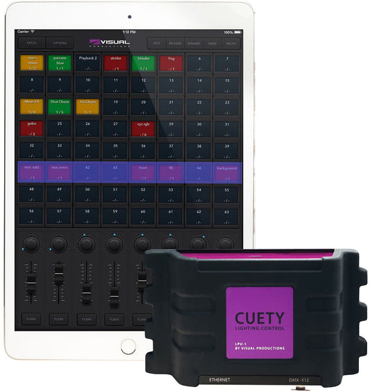 Antari Cuety LPU-1 1-Universe DMX Control Software and Interface - iOS and Android - PSSL ProSound and Stage Lighting