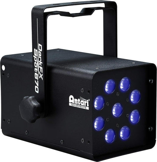 Antari DFX-S670-RDM S-670 SPOT 9 x 365nm LED UV Spot Fixture - PSSL ProSound and Stage Lighting