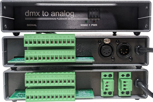 Doug Fleenor DMX12ANL-TB 0-10 Volt 12-Channel DMX to Terminal / Analog Converter - PSSL ProSound and Stage Lighting
