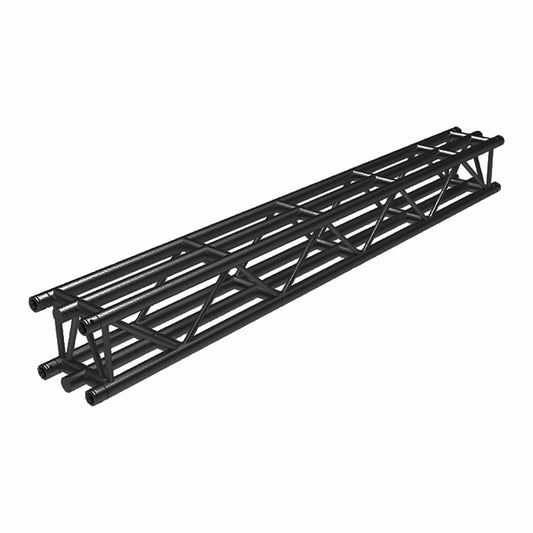 DuraTruss DT36-250-BLK-MTE 8.20-Foot (2.5-Meter) DT36 Square Truss with 6 Main Cords - Black - PSSL ProSound and Stage Lighting
