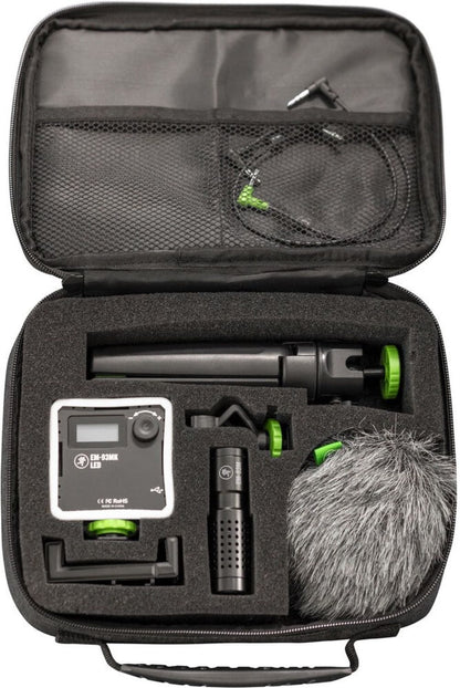 Mackie EM-93MK Phone/Camera Microphone and LED Light Kit - PSSL ProSound and Stage Lighting