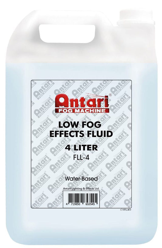 Antari FLL-4 4 Liter Bottle - Low Lying Fog Fluid - PSSL ProSound and Stage Lighting