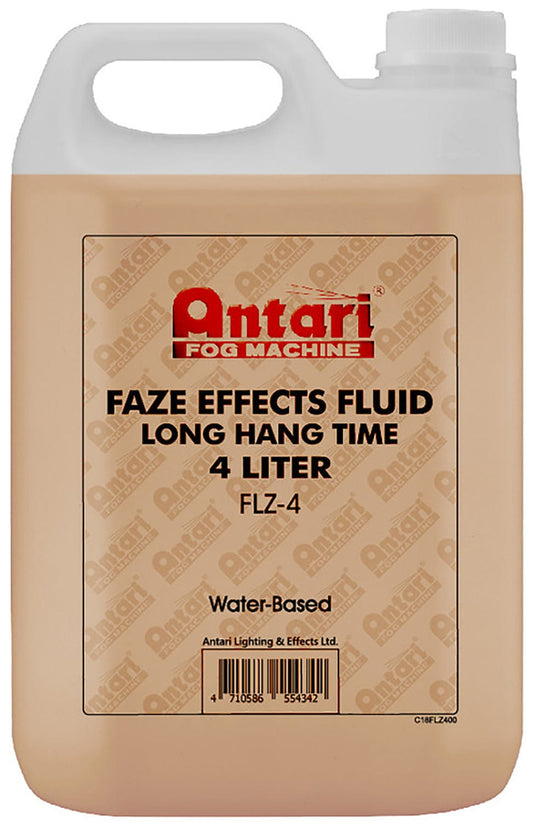 Antari FLZ-4 4 Liter - FLZ Premium Water Based Fazer Fluid - PSSL ProSound and Stage Lighting