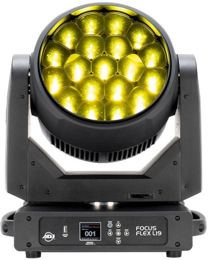 ADJ Focus Flex L19 19x40-Watt RGBL Moving Head - PSSL ProSound and Stage Lighting