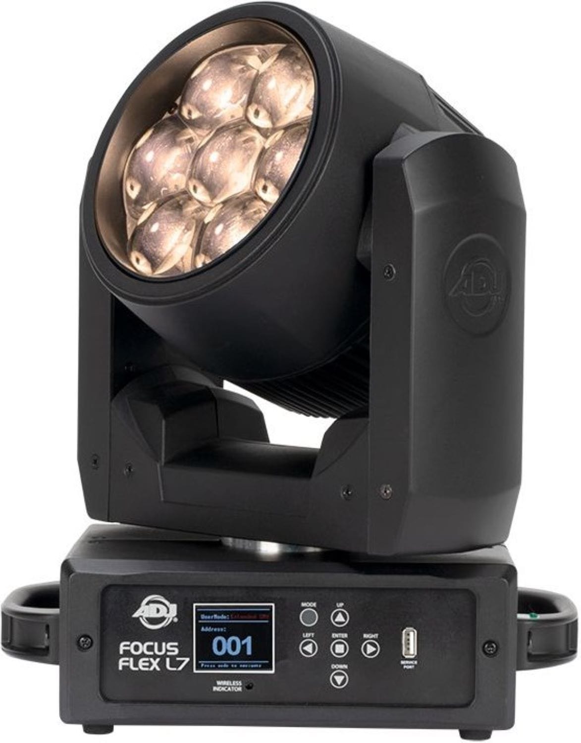ADJ Focus Flex L7 7x40-Watt RGBL Moving Head - PSSL ProSound and Stage Lighting