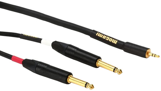 Mogami GOLD-3.5-2-TS-20 3.5 TRS to Dual TS 20-Foot Cable - PSSL ProSound and Stage Lighting