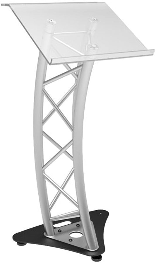 Global Truss GT-LECTERN-PRO Lectern with Angled Plexi Top/Truss Segment - PSSL ProSound and Stage Lighting