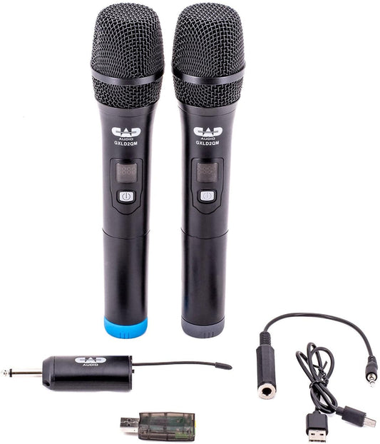 CAD GXLD2QM Digital Frequency Agile Dual Channel Wireless Microphone System - PSSL ProSound and Stage Lighting