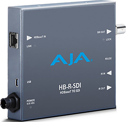 AJA Video Systems HBRSDI HDBaseT to SDI Receiver - PSSL ProSound and Stage Lighting