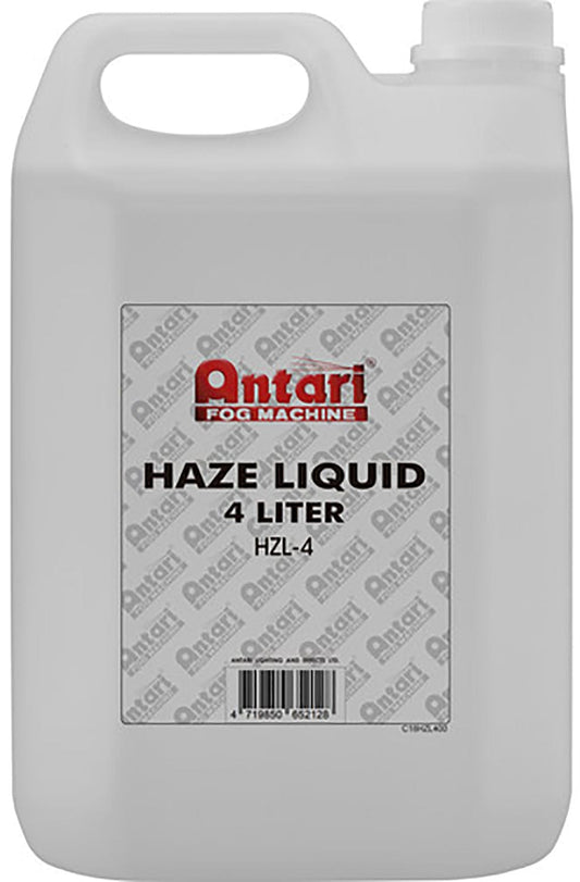 Antari HZL-4 4 Liter Premium Haze Fluid - Oil Base - PSSL ProSound and Stage Lighting
