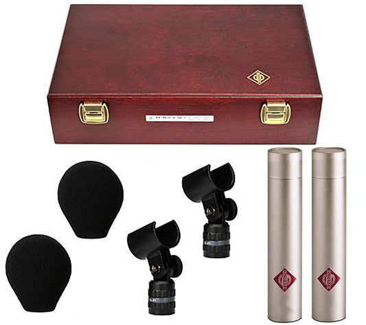Neumann KM183-STEREOSET Stereo Microphone Set with 2x KM 183 / 2x SG 21 BK / 2x WNS 100 /Box - PSSL ProSound and Stage Lighting