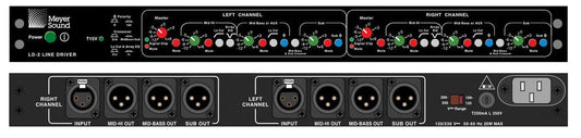 Meyer Sound LD-2 Line Driver Amplified Crossover - PSSL ProSound and Stage Lighting